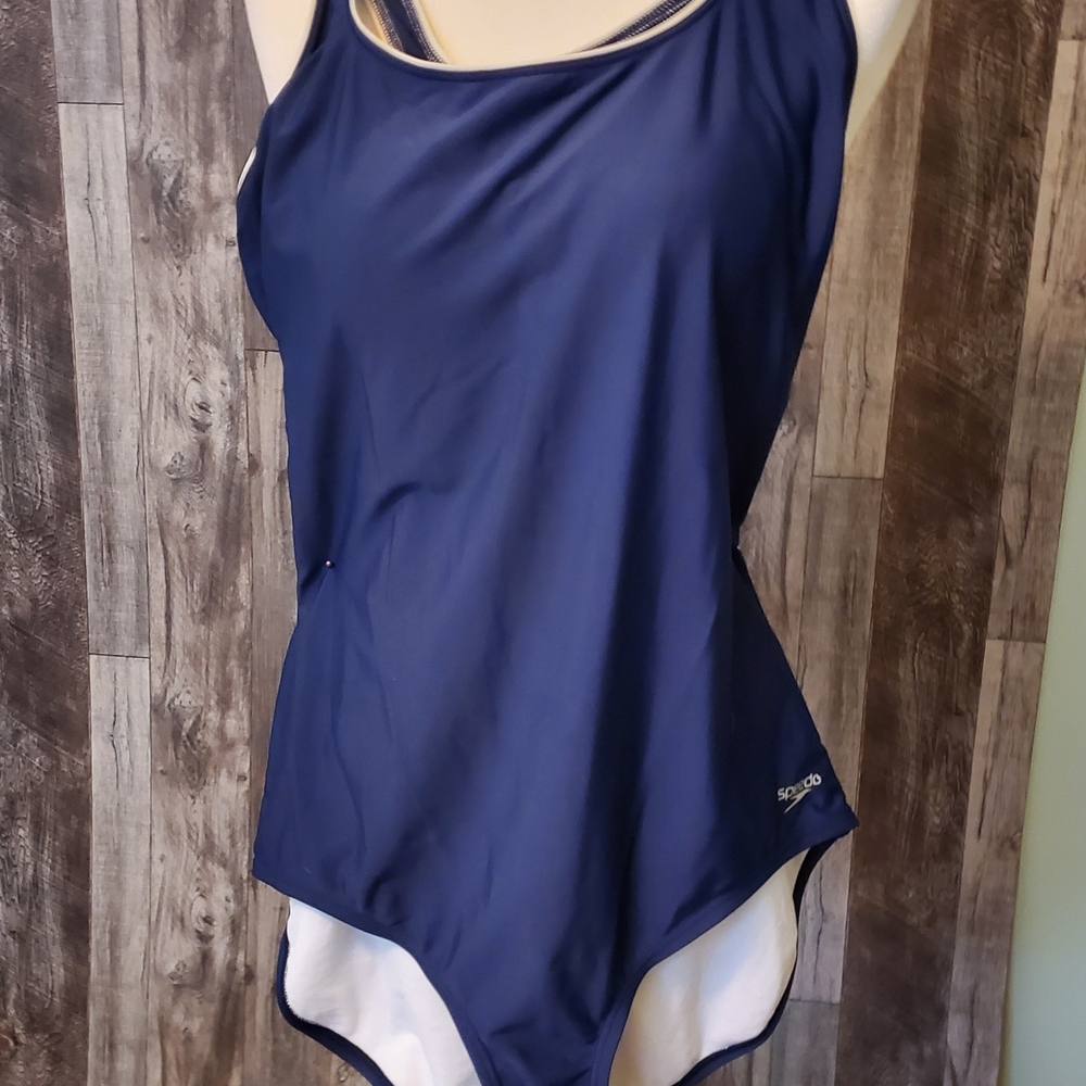 Speedo Blue One Piece Swimwear